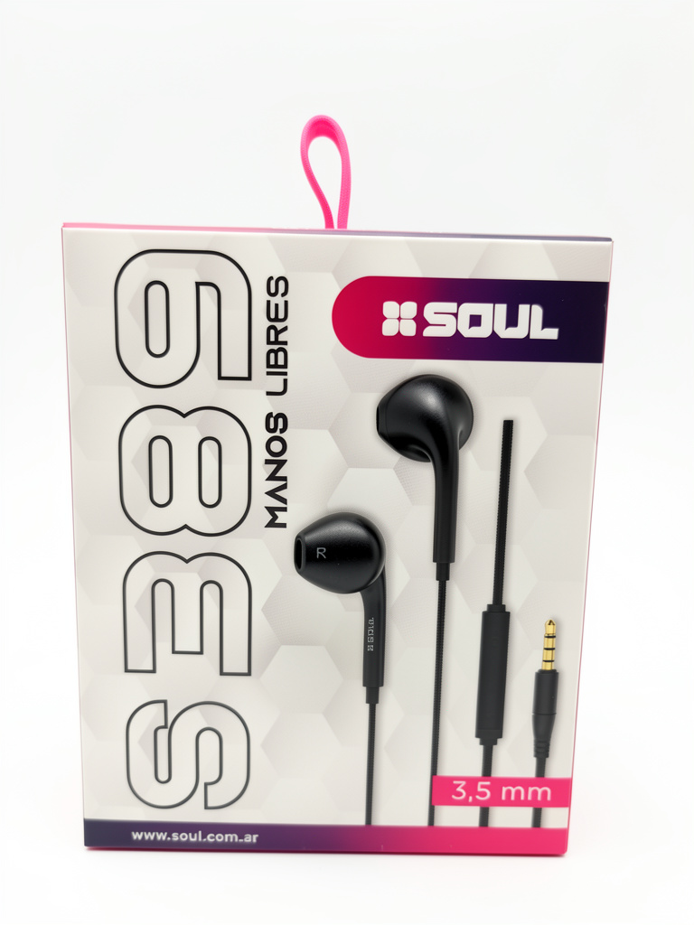 Soul S389  auriculares negros