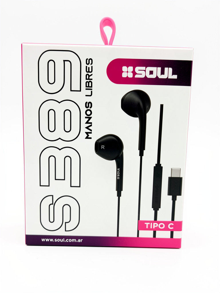 Soul S389 auriculares negros Tipo C