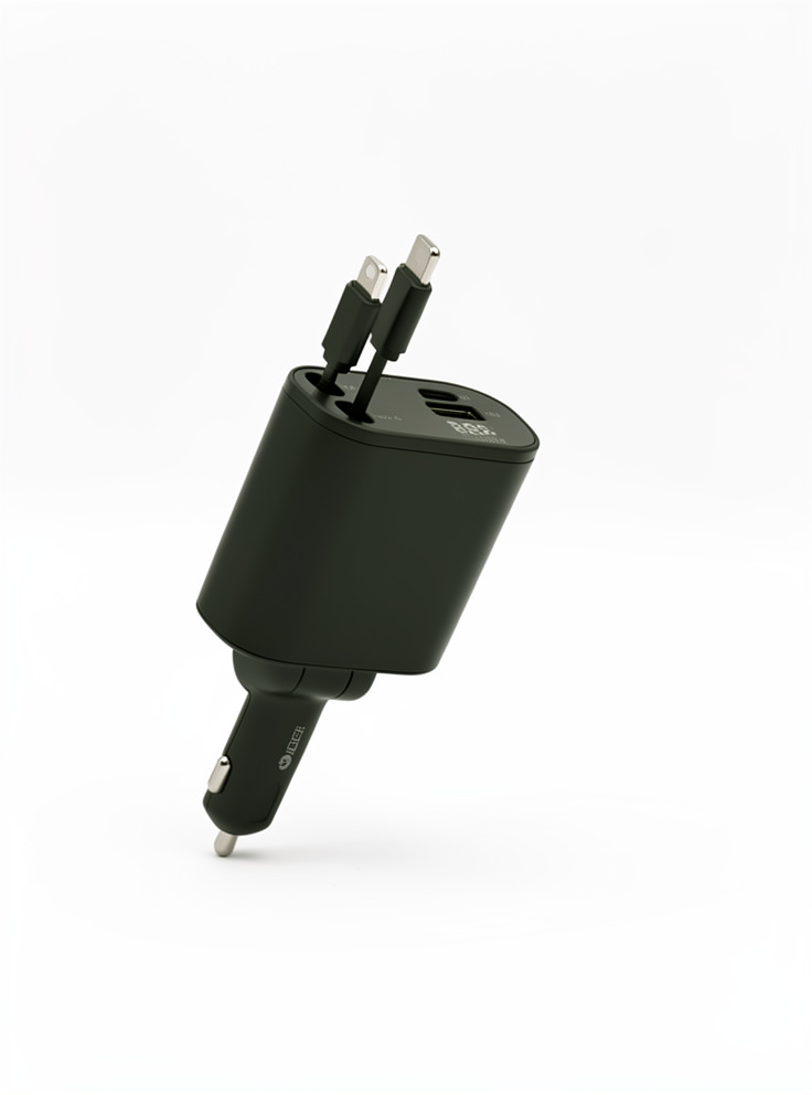 cargador auto ibek 60w