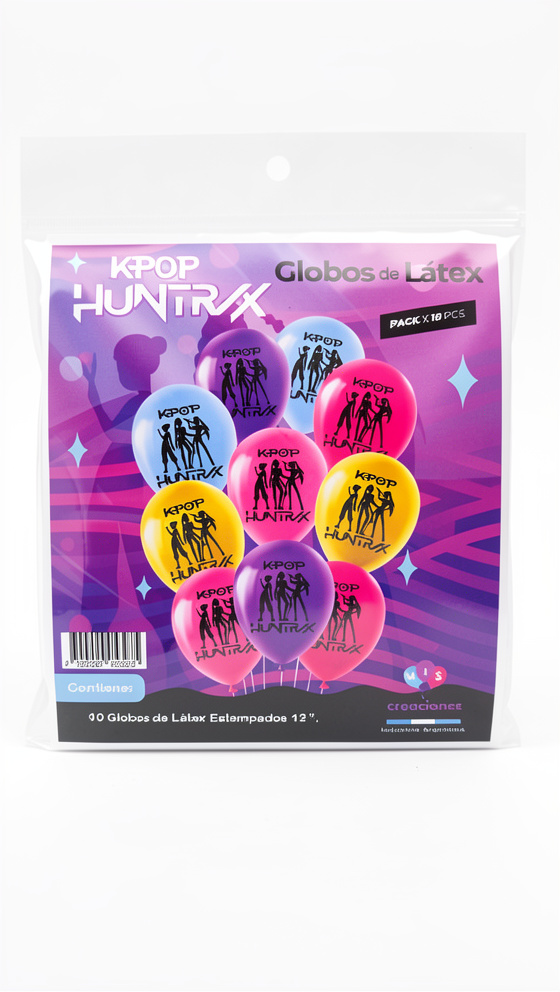 Globos estampados Guerreras del Kpop
