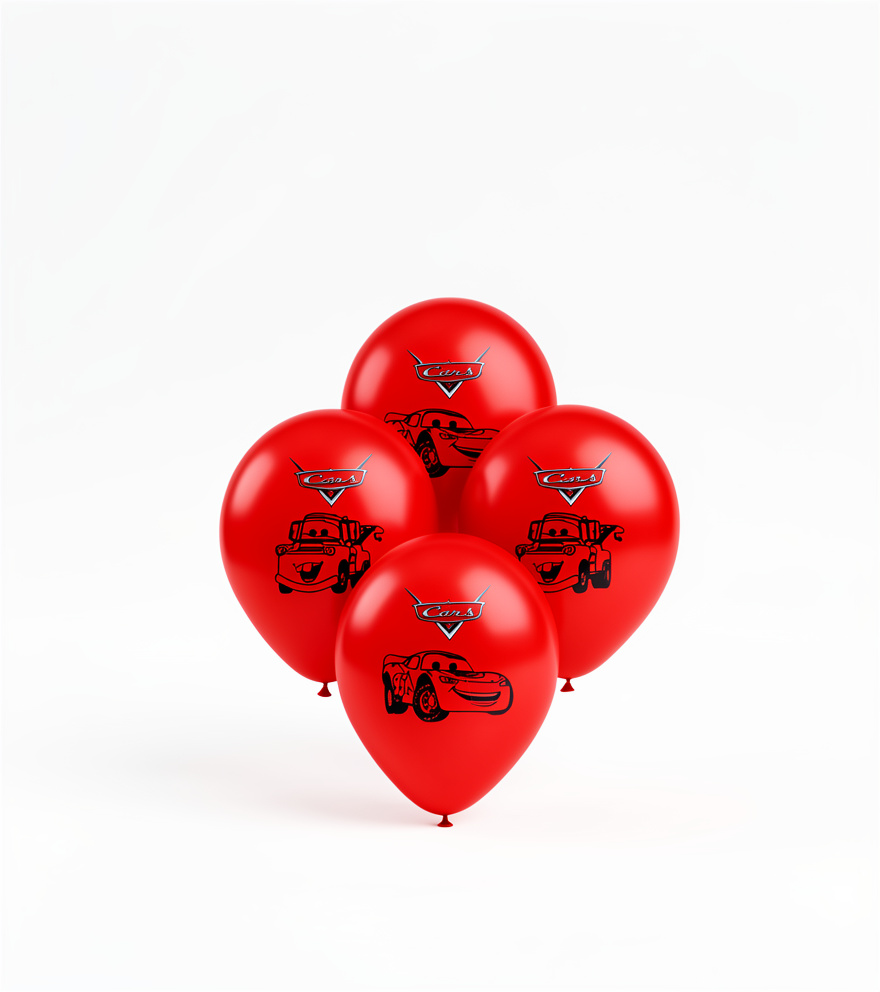 Globos estampados Cars