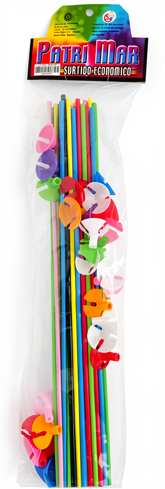 Portaglobos Multicolor x 25