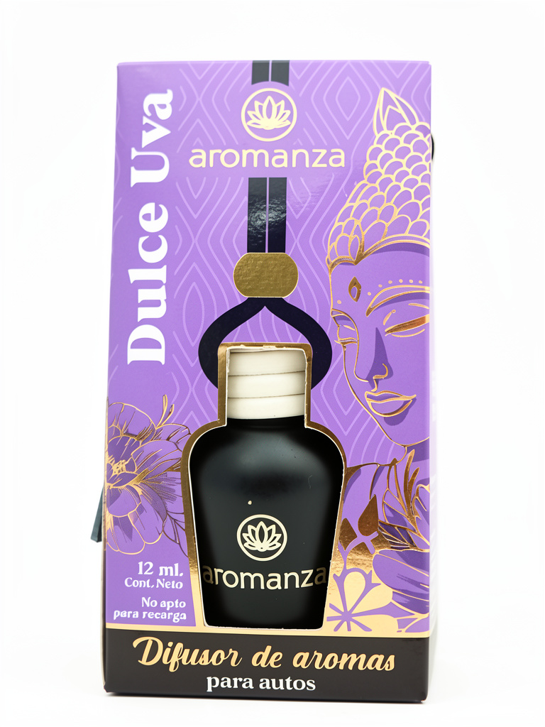 Difusor para auto de aromanza"dulces uva"