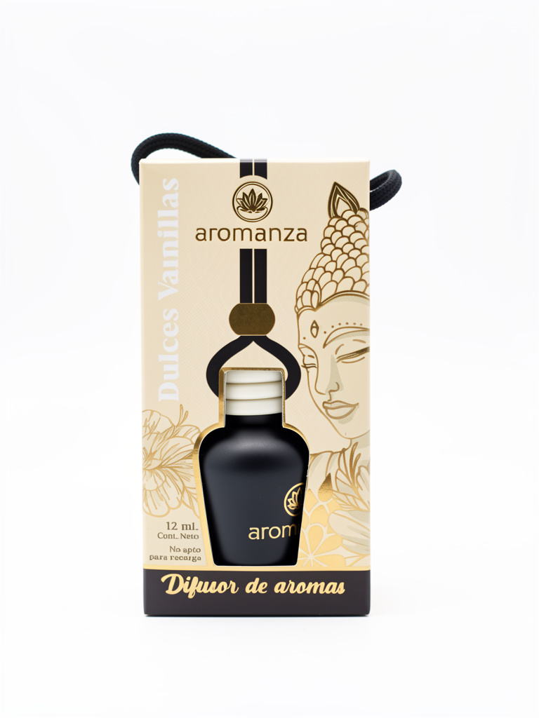 Difusor para autos de Aromanza "dulces vainillas"