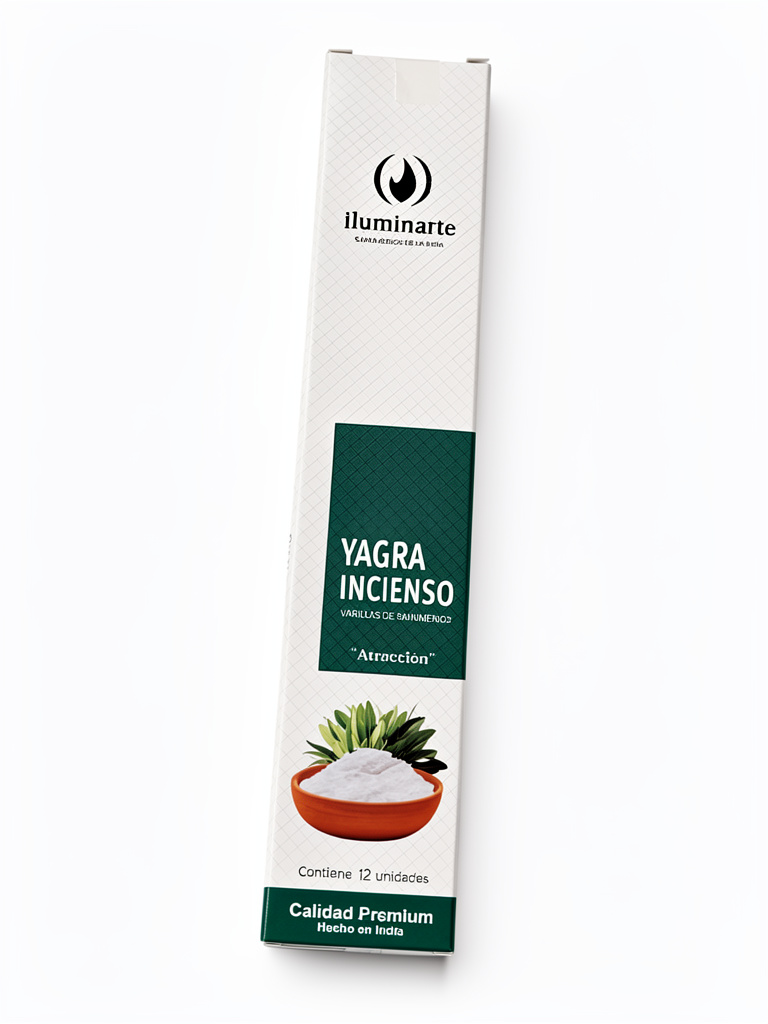Sah. Línea blanca x 12 varillas “Yagra incienso”