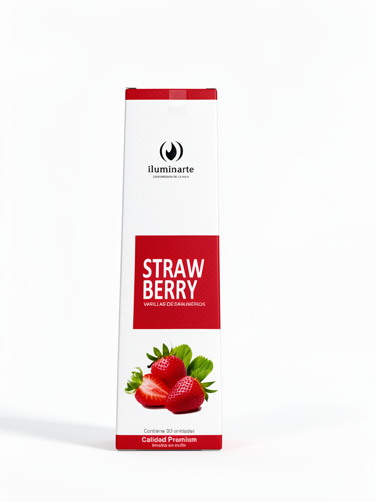 Sah. Iluminarte x 30 varillas “STRAW BERRY”
