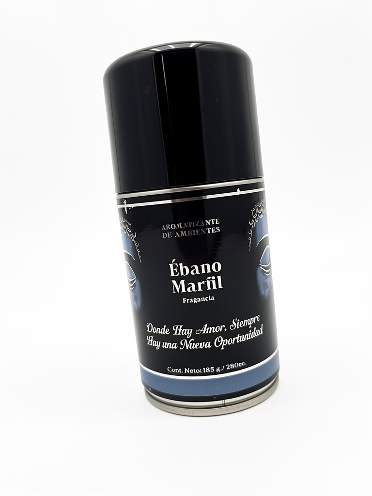 Aerosol aromanza “ebano marfil”