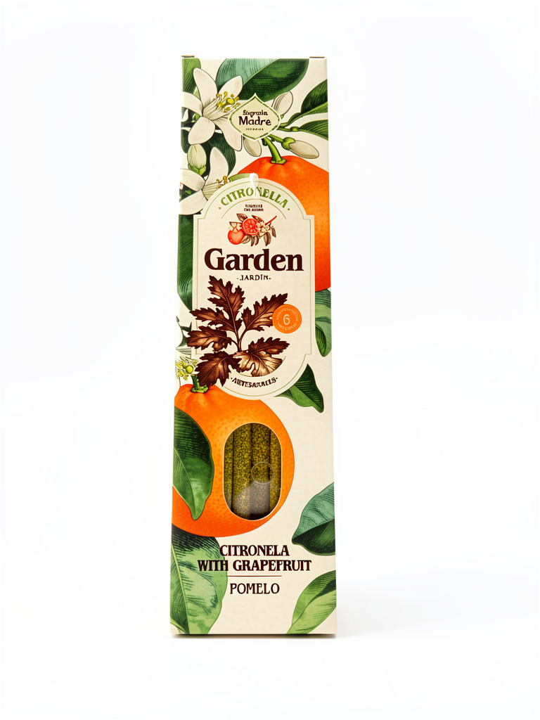 Sahumerio garden “Citronela with graperfruit”