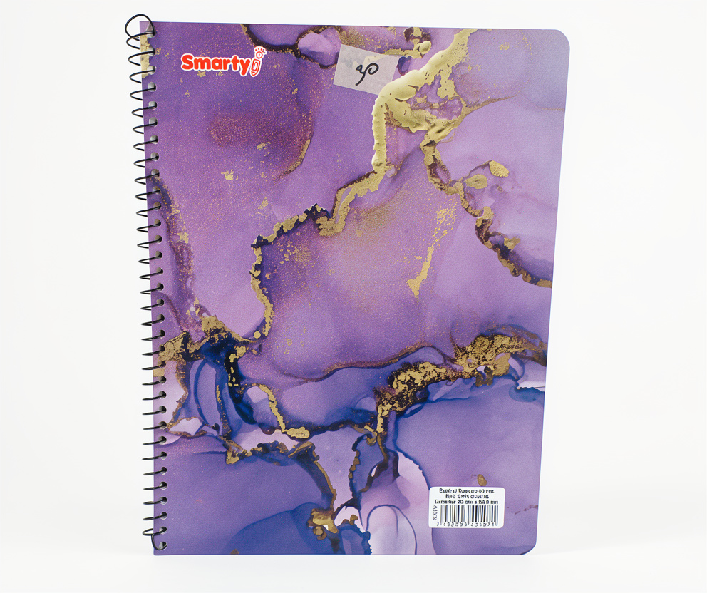 Cuaderno Espiral Rayado Grande Smarty