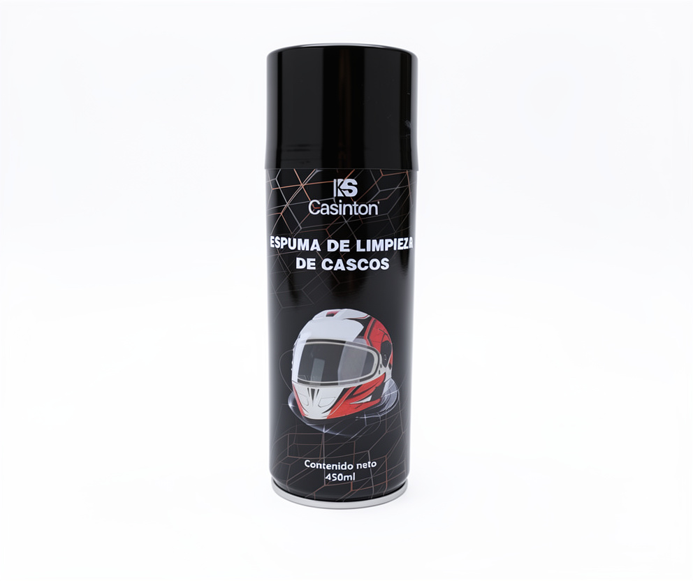 Espuma para limpiar Cascos