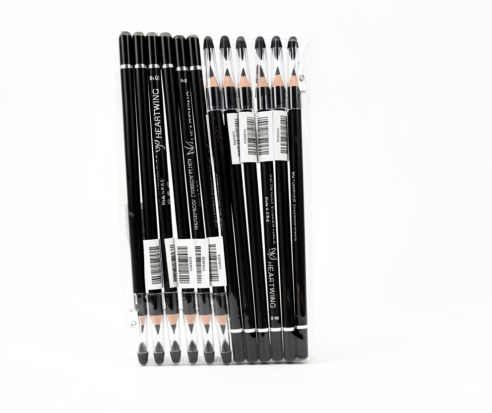 Lápiz para Cejas color Negro aprueba de agua No1