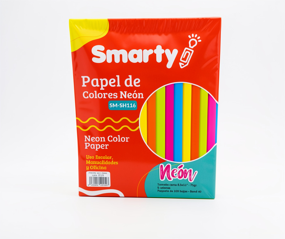 Hojas de Colores Neon