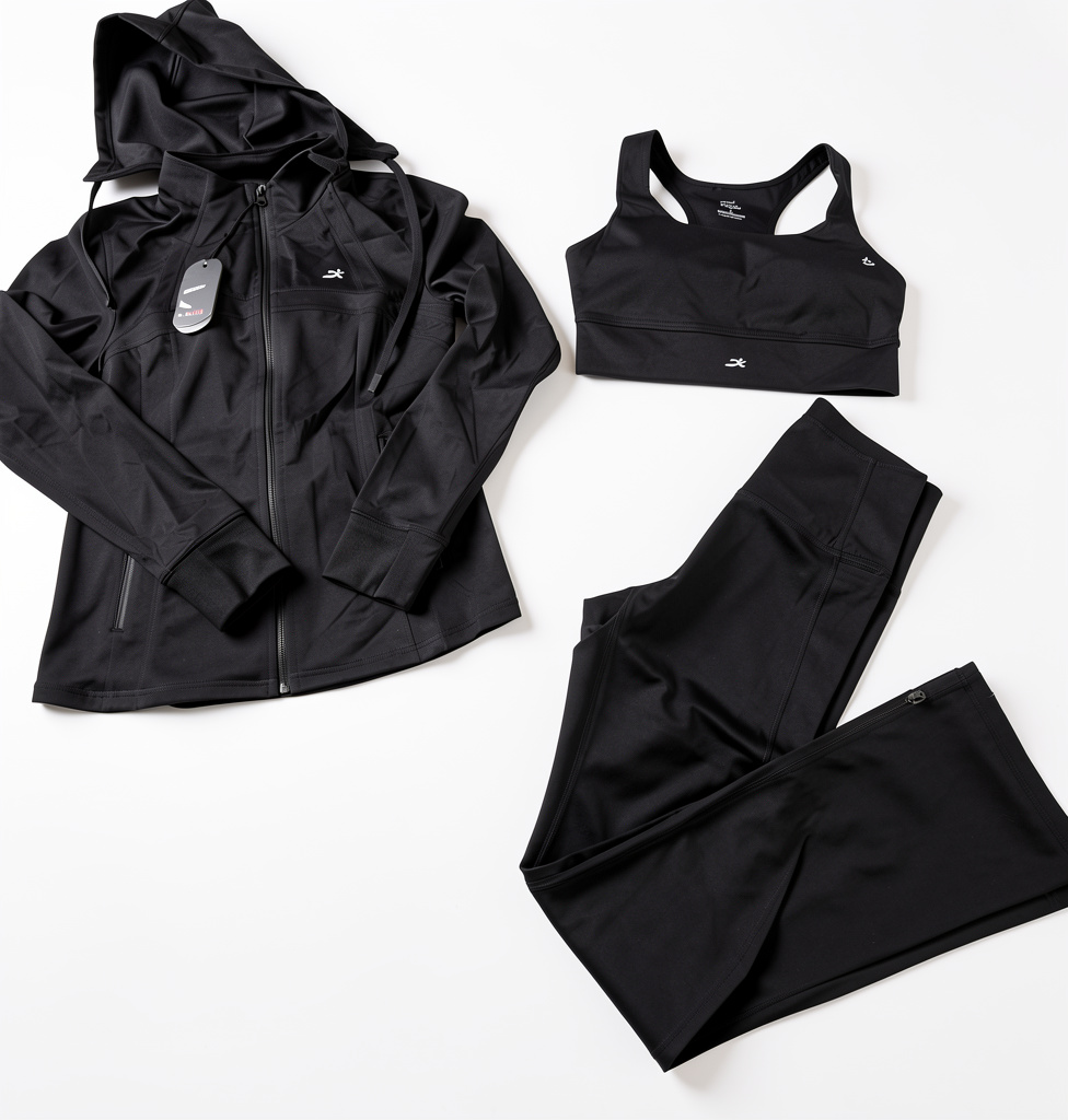Conjunto deportivo 3 piezas negro