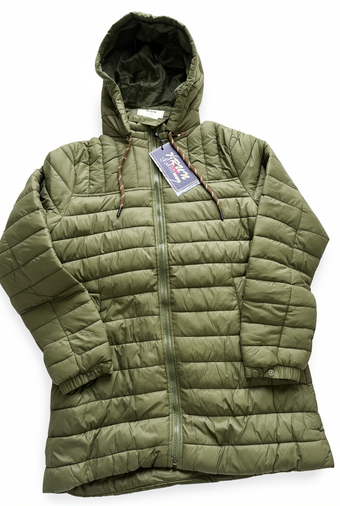 Campera inflable liviana con frisa