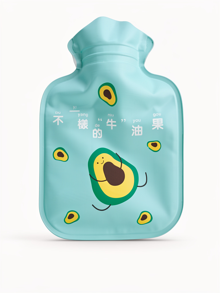 Bolsa de agua caliente estampada chica Palta