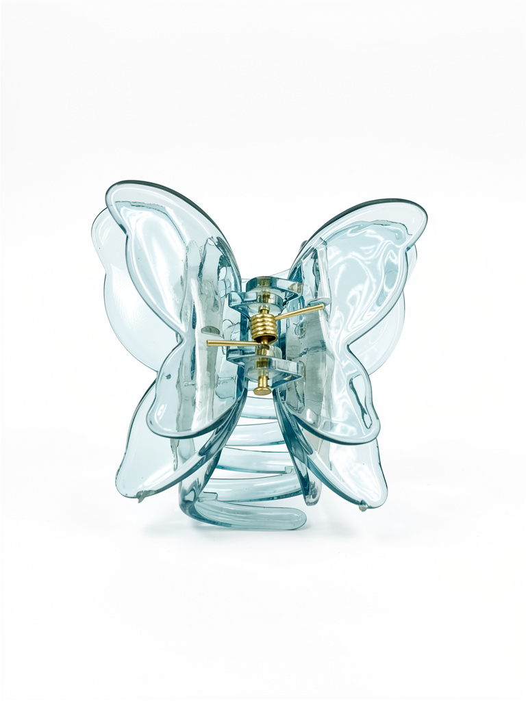 Broche grande Mariposa transparente Az