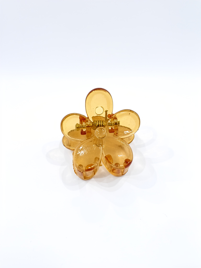 Broche chico transparente Flor M