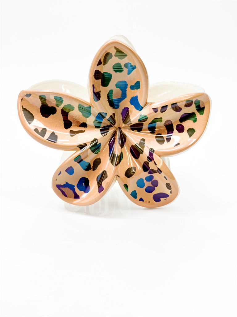 Broches grandes Hawai Print Be