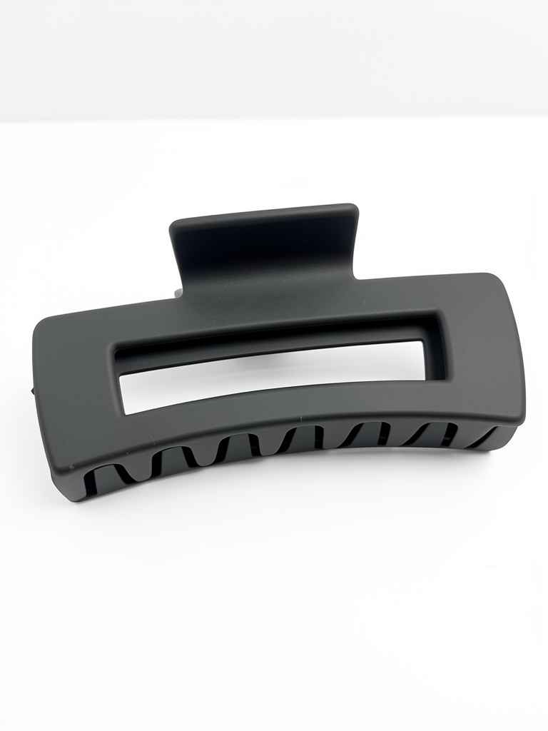 Broche grande rectangular matte N