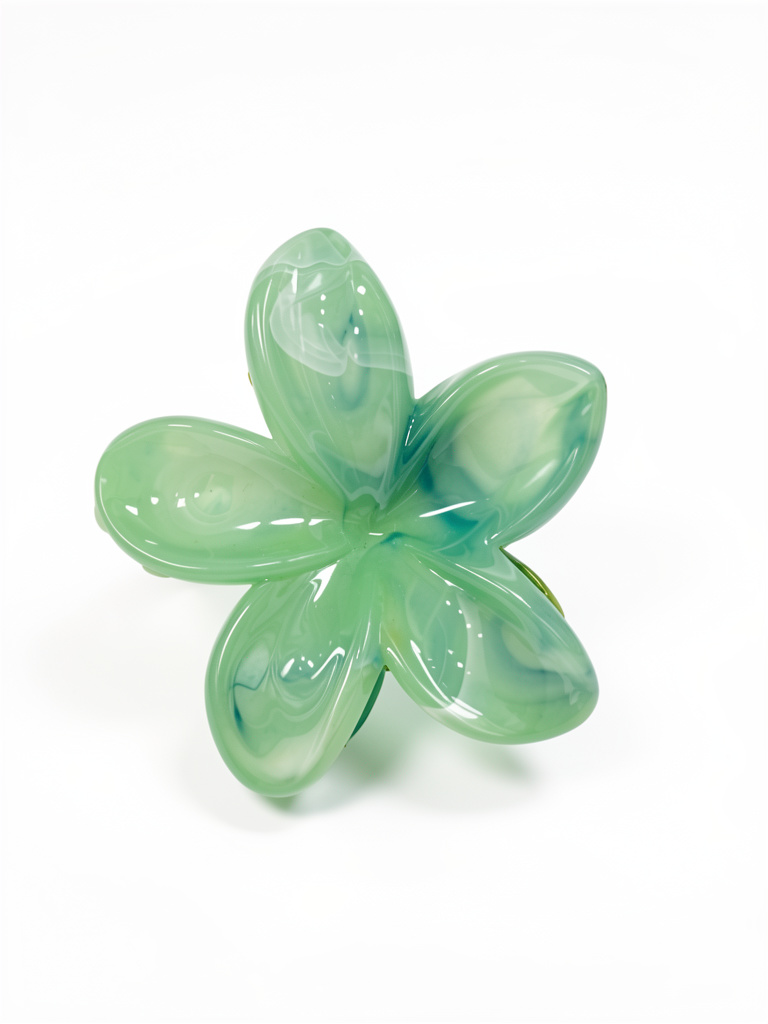 Broche Hawai marmolado grande Ve