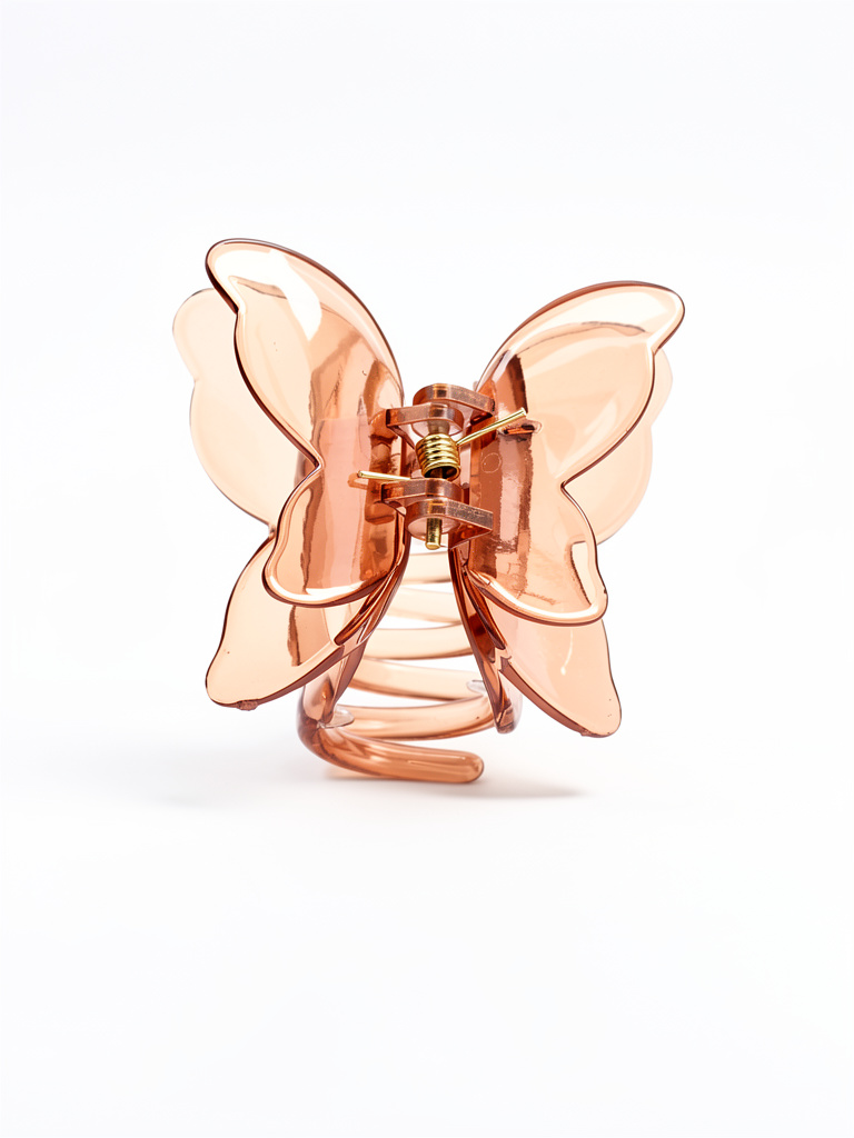 Broche grande Mariposa transparente M