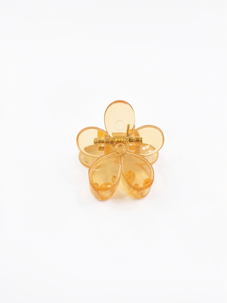 Broche chico transparente Flor Am