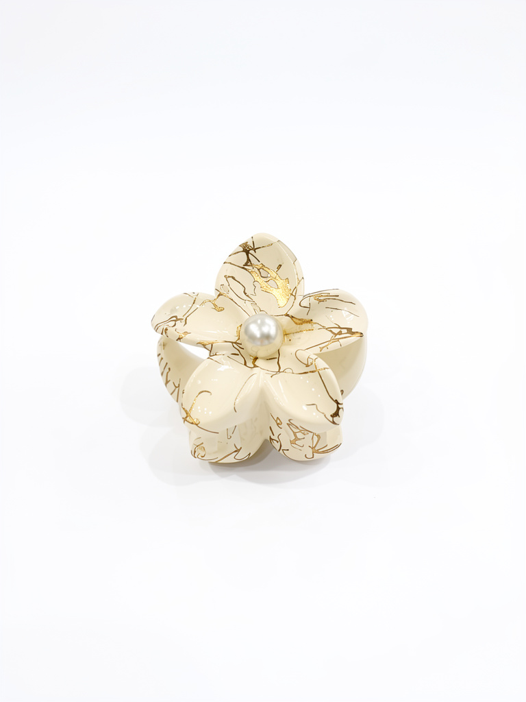 Broche Hawai marmolado chico B