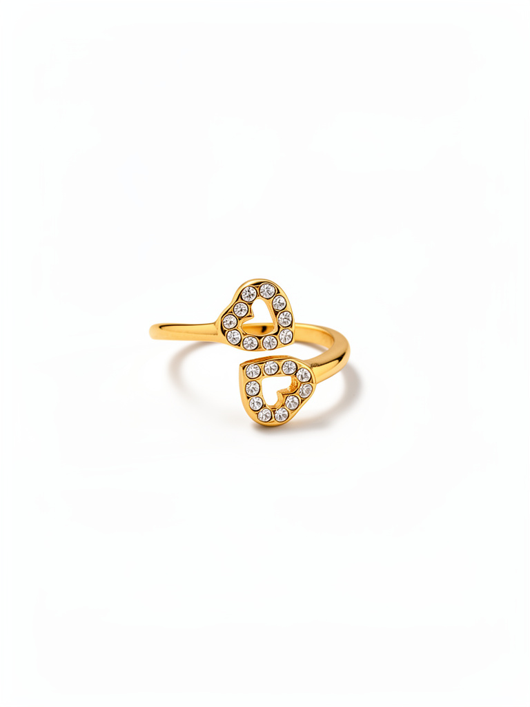 Anillo bijou dorado 2
