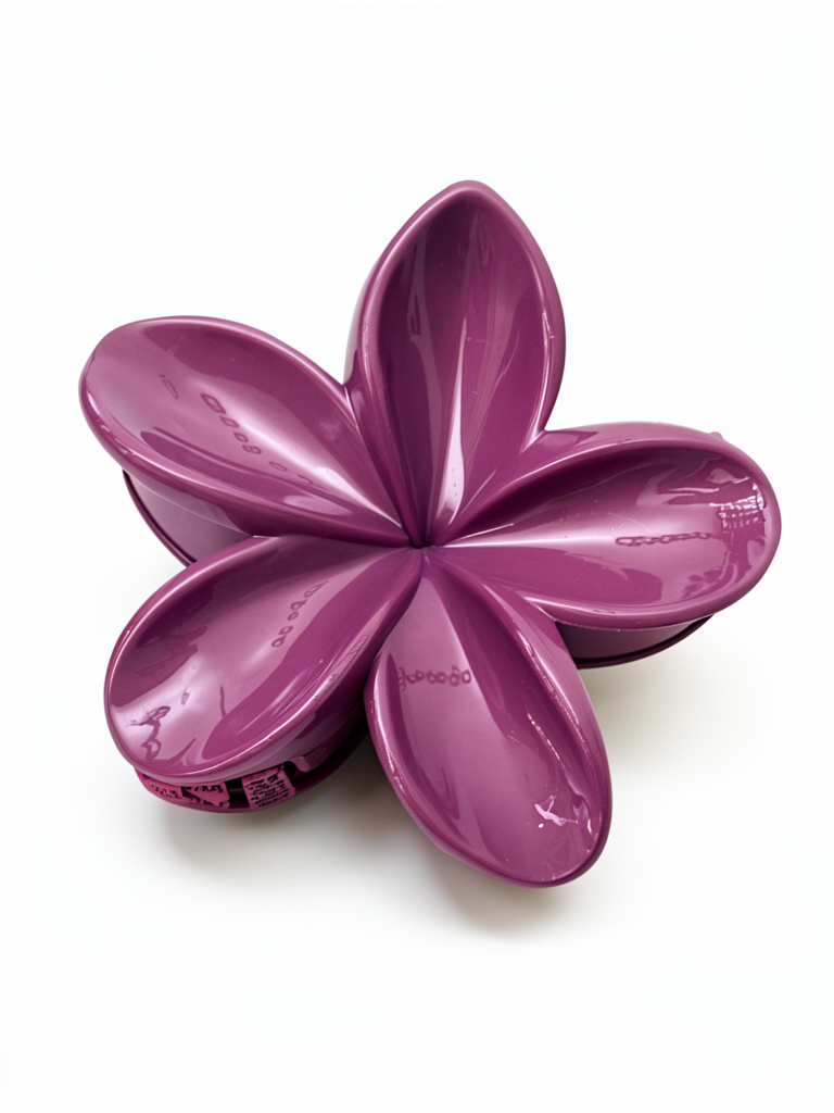 Broche grande Hawai matte liso V