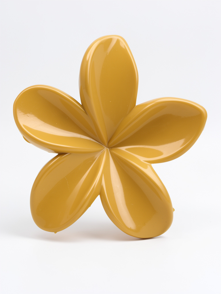 Broche grande Hawai matte liso M