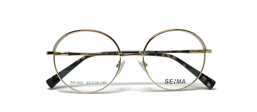 Seima lentes redondos dorados sm1807 col 030926