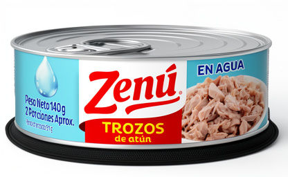 TROZOS ATUN ZENU EN AGUA X 140 G