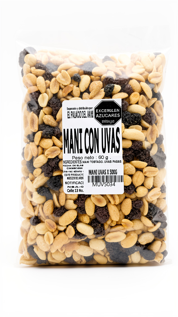 MANI UVAS X 500G