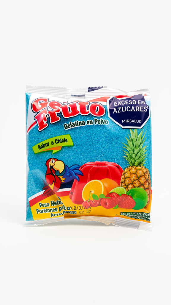 GELATINA CHICLE GELFRUTO X 250G
