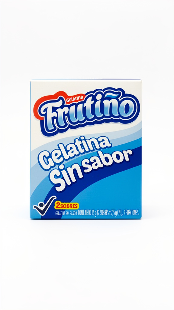 GELATINA SIN SABOR X SOBRE X2