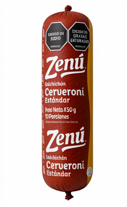 SALCHICHON CERVERONI ZENU X500G