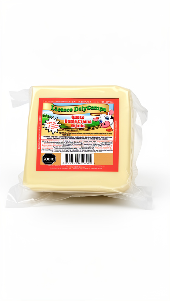 QUESO DOBLE CREMA TAJADO DELYCAMPO X400G