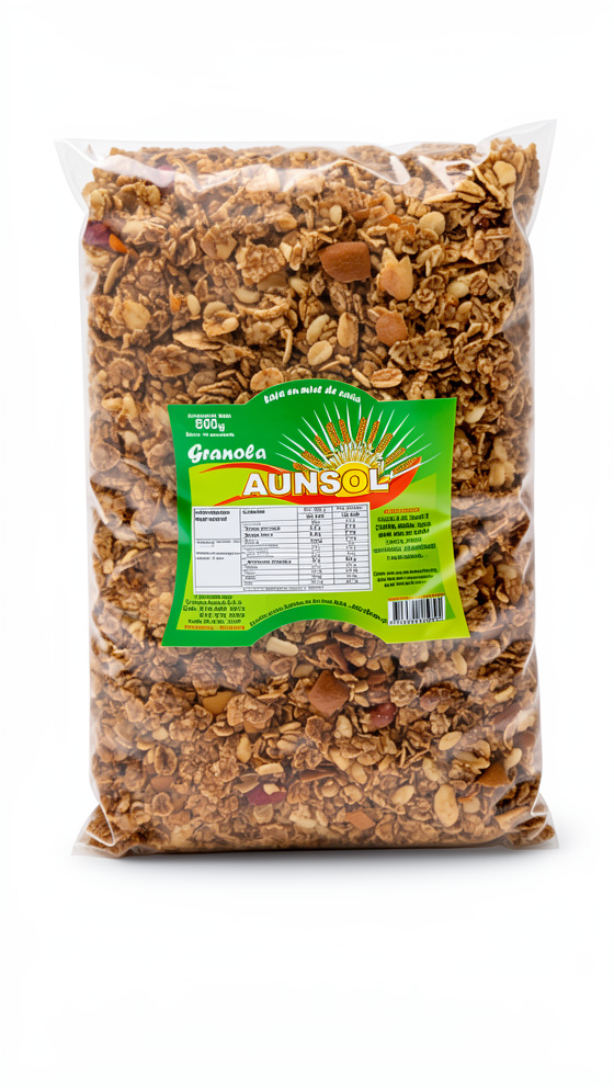 GRANOLA AUNSOL SIN DULCE X500G
