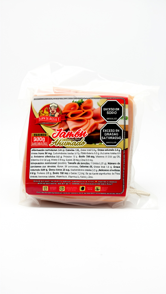 JAMON AHUMADO SANTAROSA X 500G