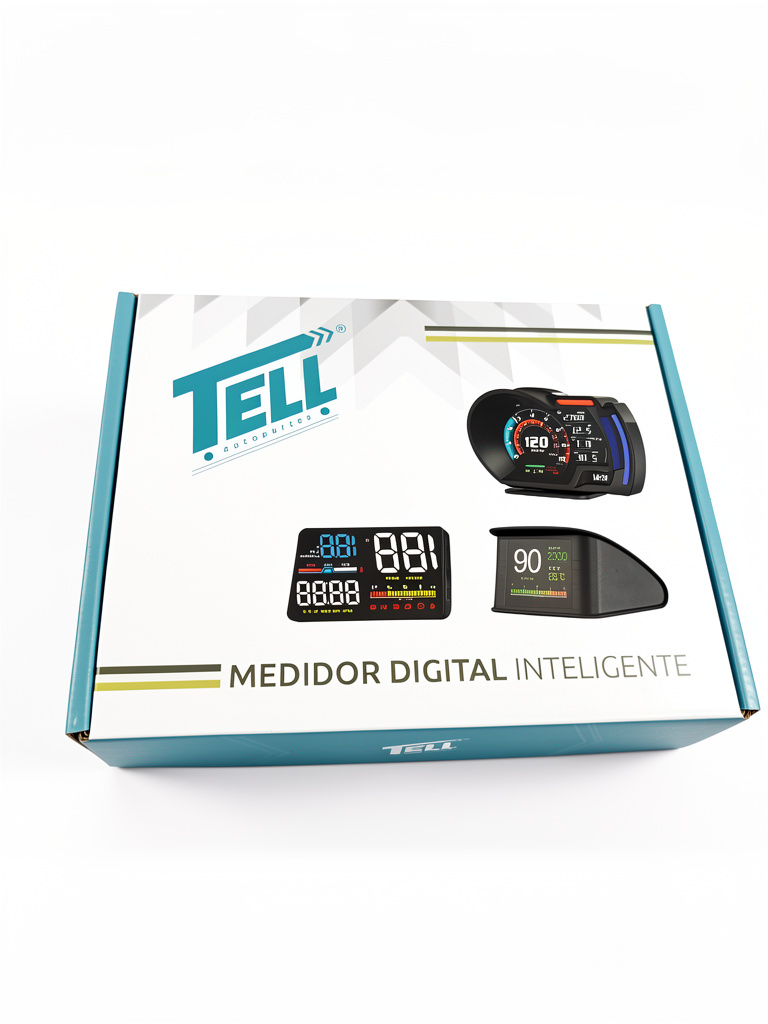 Medidor Digital Ovalado TELL