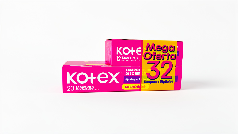 Tampones KOTEX digitales medio