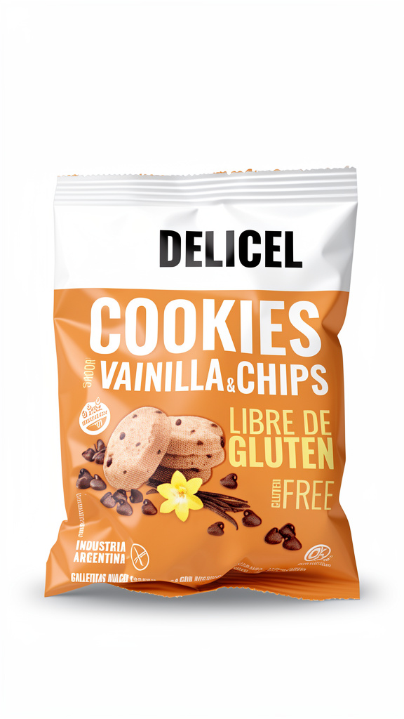 Cookies Delicel sabor Vainilla y Chip