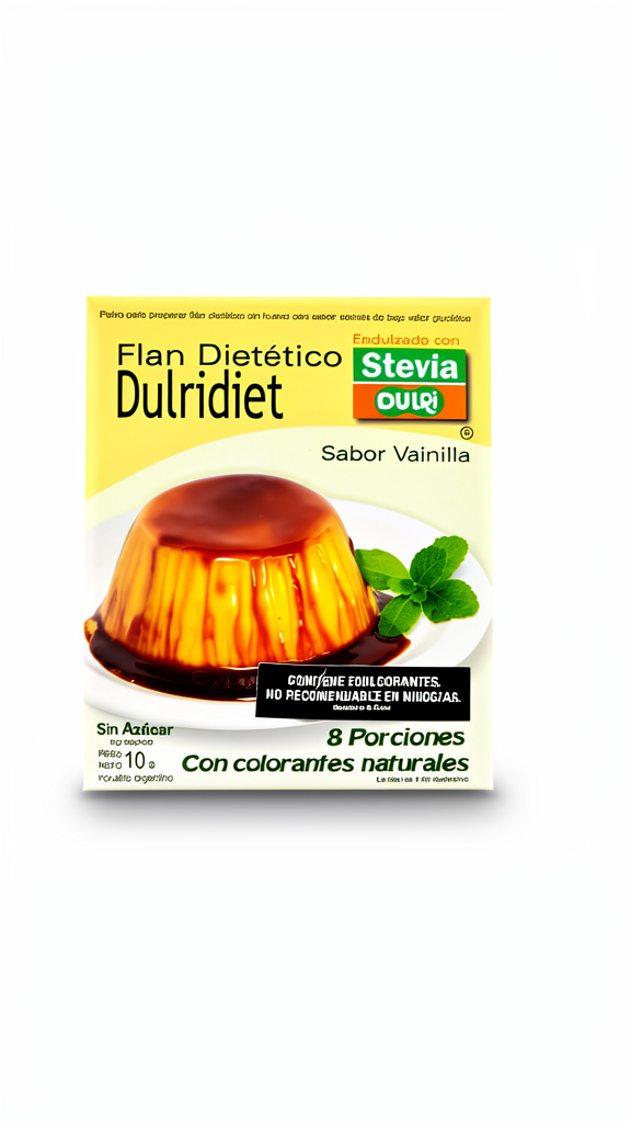 Flan Dietetico sabor Vainilla