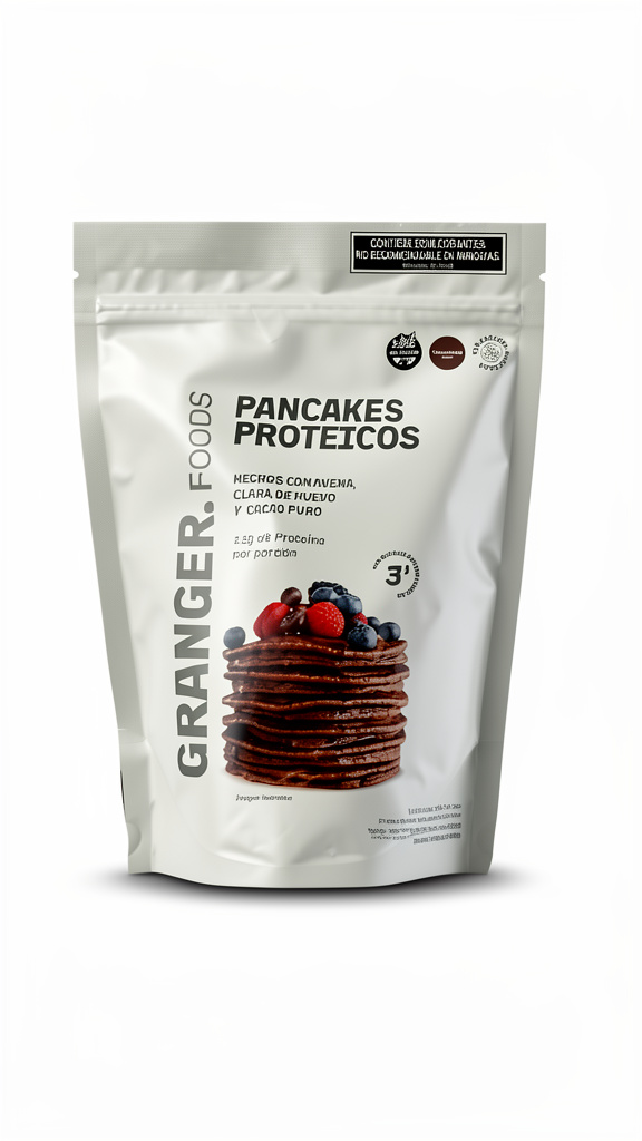 Pancakes Proteicos  sabor chocolate