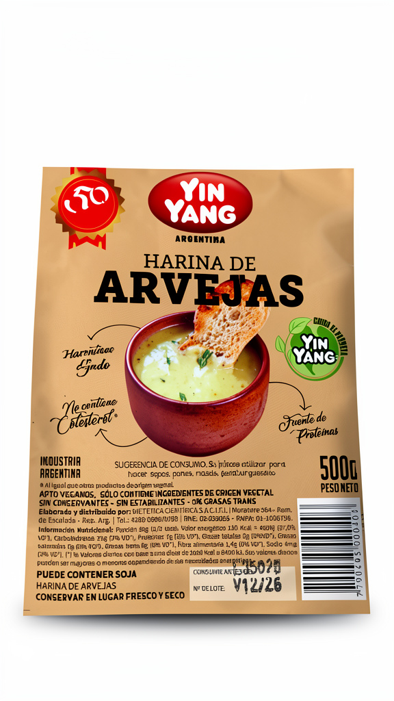 Harina de Arvejas Yin Yang