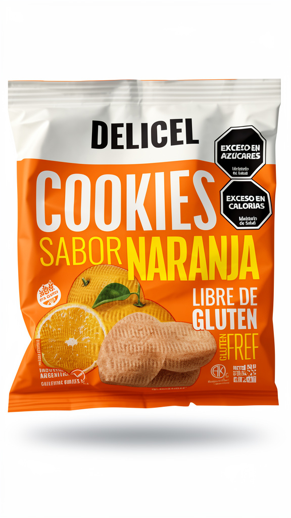 Cookies Delicel sabor Naranja