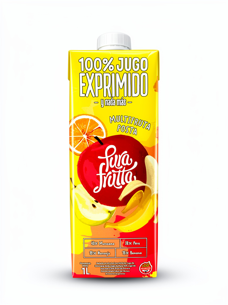 100% jugo multifruta