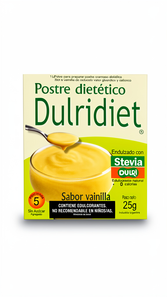 Postre Dulridiet sabor Vainilla