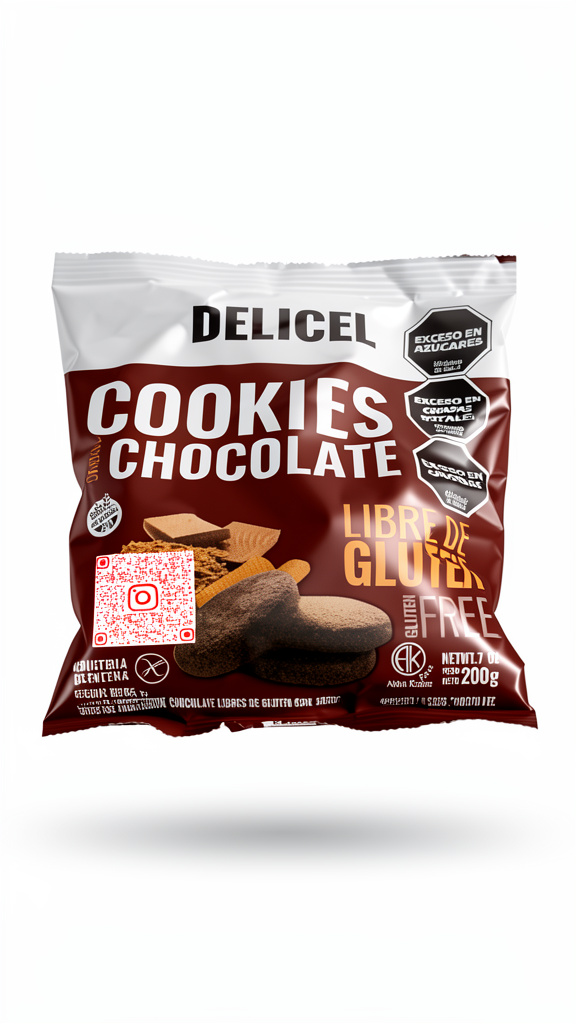 Cookies Delicel sabor Chocolate
