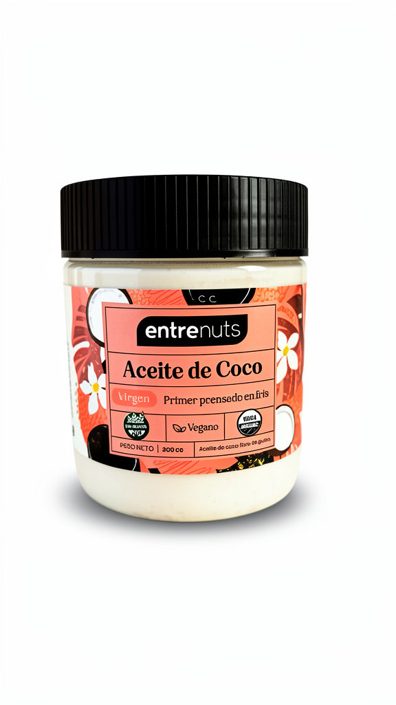 Aceite de coco virgen entrenuts